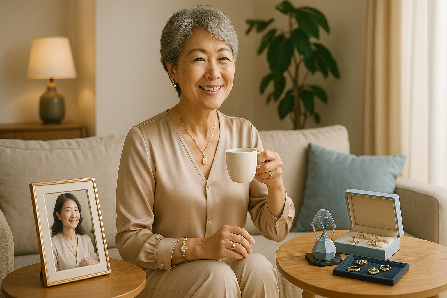 ジュエリーリフォーム後の楽しいジュエリーライフ